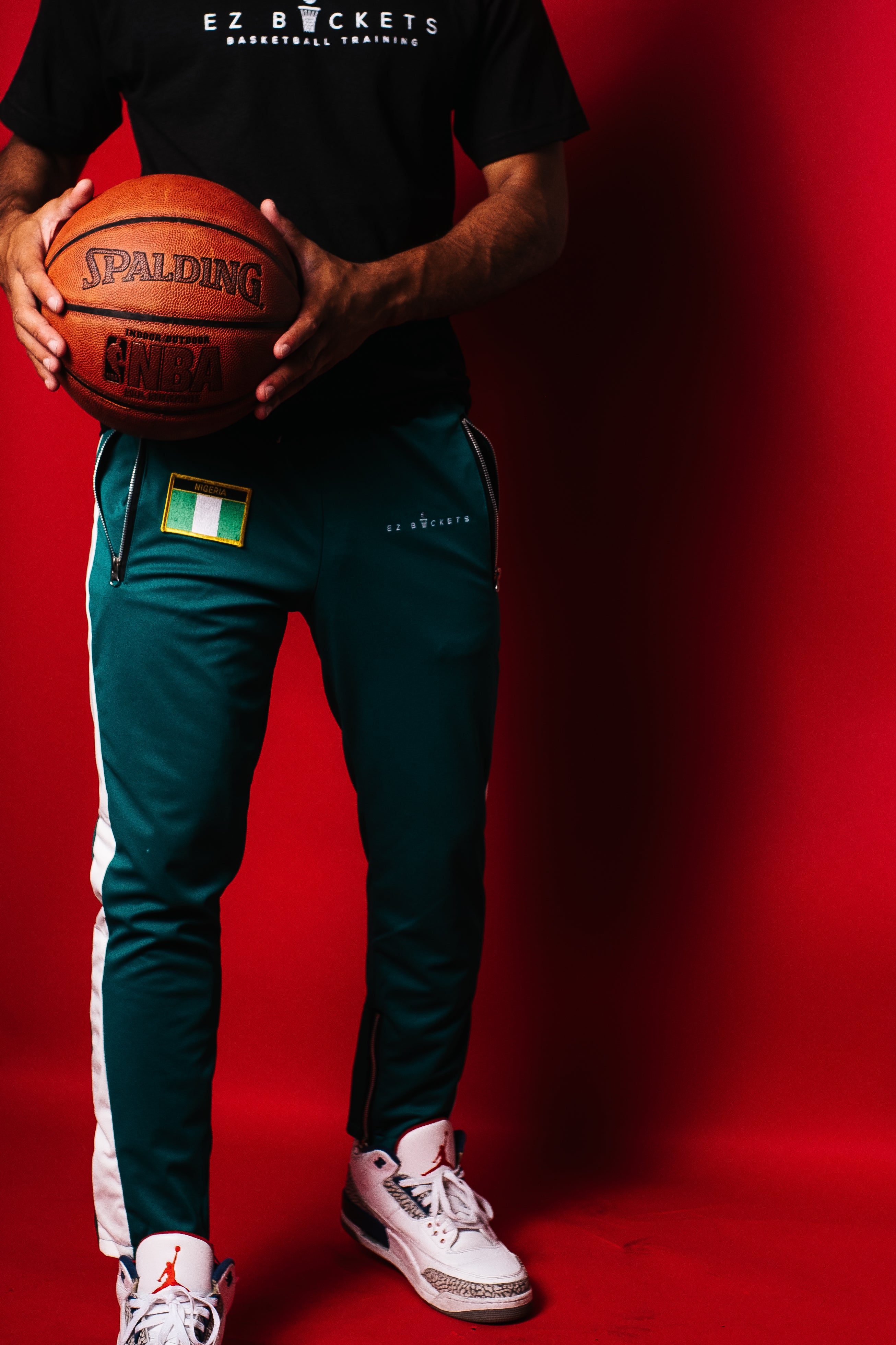 EZ Global Black Track Pants